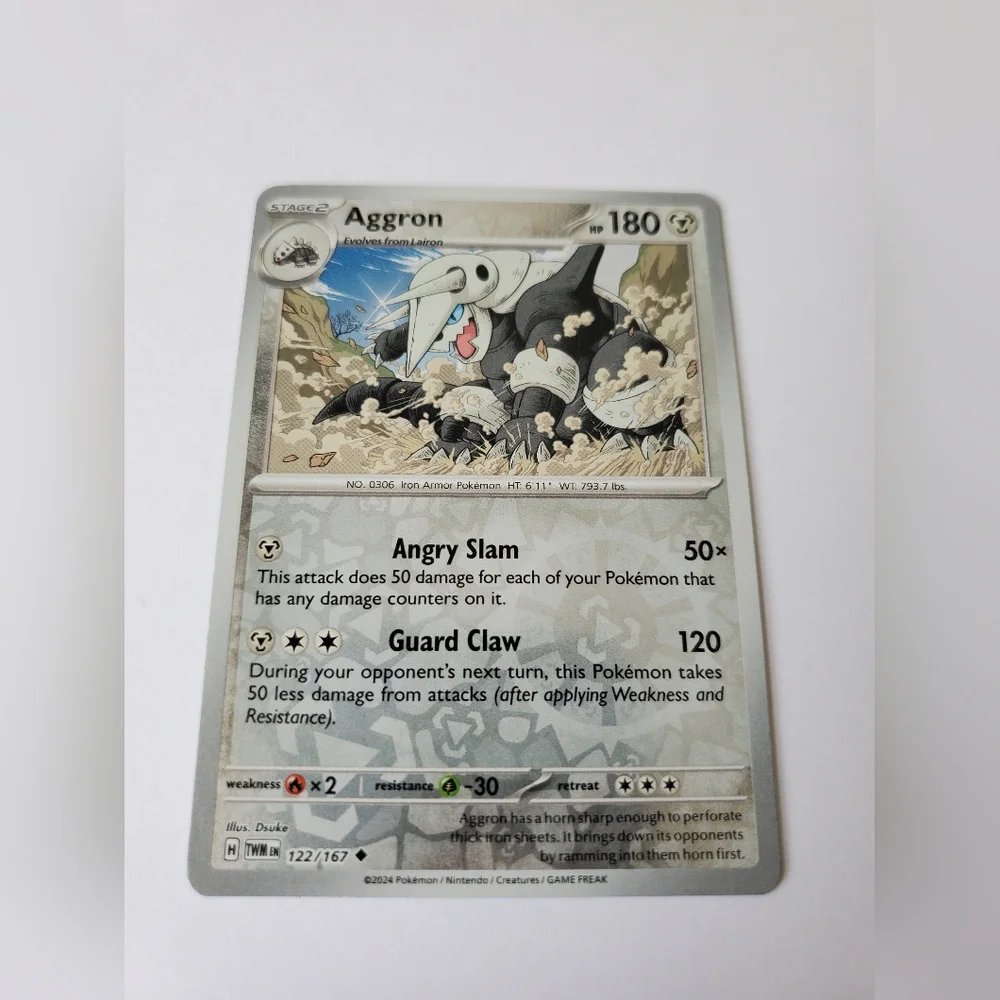 Pokemon card aggron